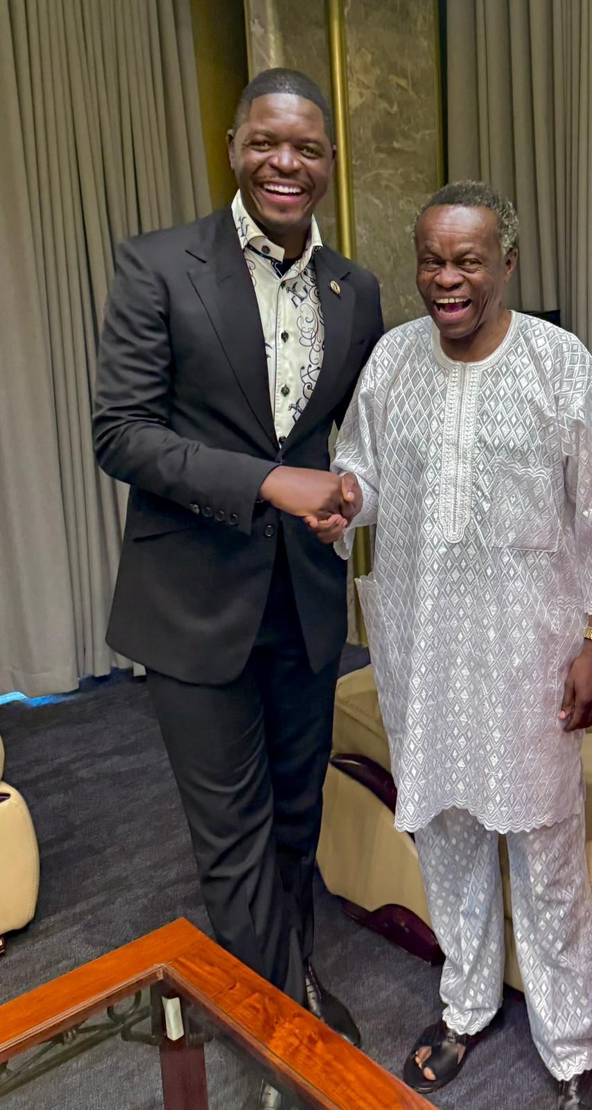 Shacky Timburwa and PLO Lumumba together, presented by Ssali