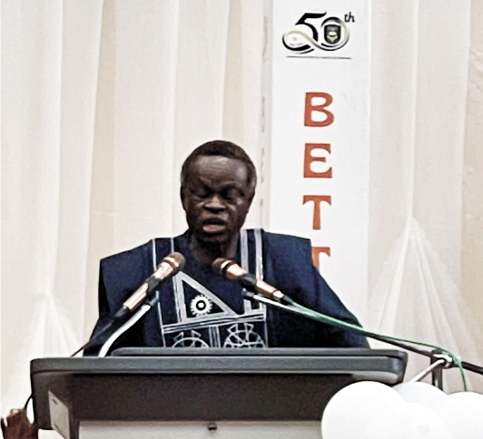 PLO speaking at the University of Ilorin