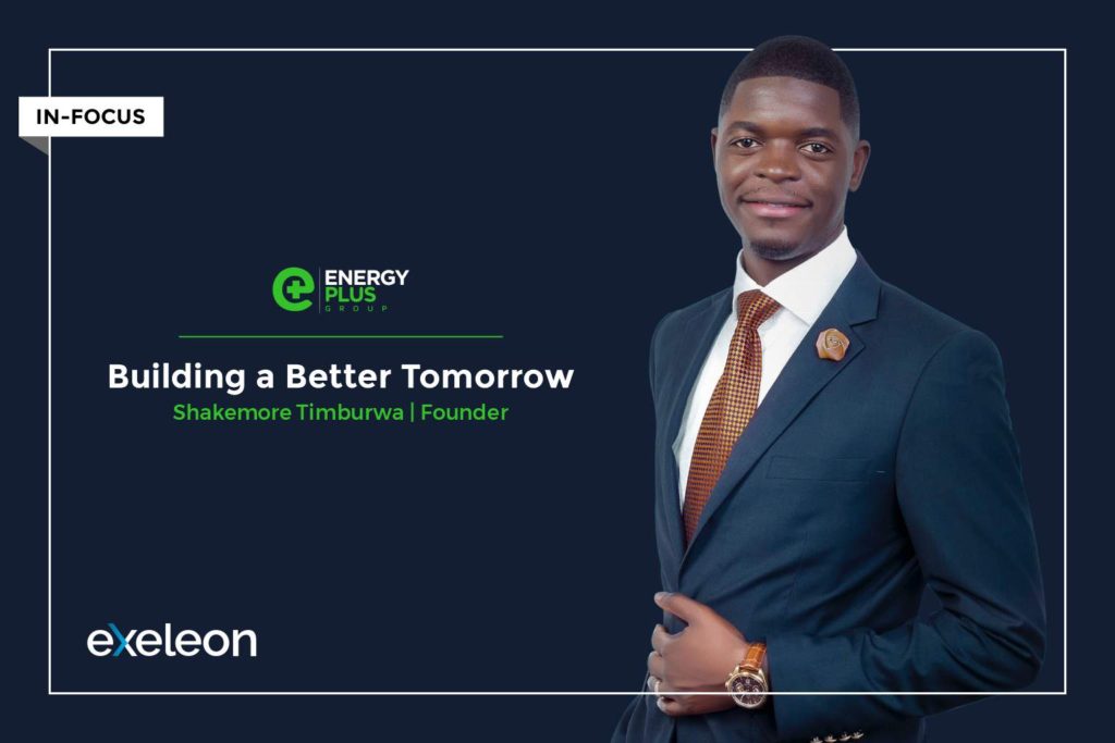 Shakemore Timburwa featured by Exeleon in 2021 as Energy Plus founder